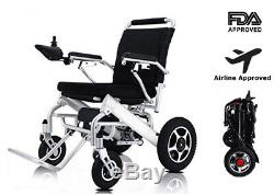 2019 Portable Folding Electric Wheelchair Wheel chair Lightweight Aid Foldable