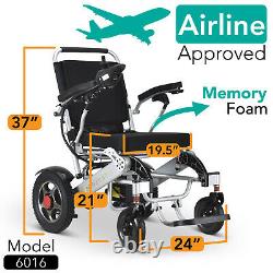 2020 FDA Approved 19 Wide Seat Foldable Lightweight Power Wheelchairs
