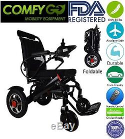 2020 FDA Approved Transport Friendly Foldable Lightweight Power Wheelchairs