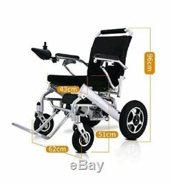 2020 Portable Folding Electric Wheelchair Wheel chair Lightweight Aid Foldable