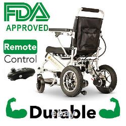 2020 Remote Control Ultra Lightweight Foldable Travel Ready Premium Wheelchair