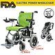 2021 Portable Folding Electric Wheelchair Wheel Chair Lightweight Aid Foldable