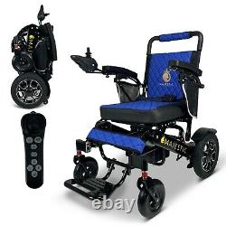 2021 Travel 19'' Luxury Designed Leather Electric Wheelchair Lightweight