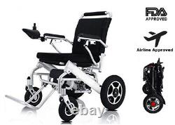 2022 Portable Folding Electric Wheelchair Wheel chair Lightweight Aid Foldable