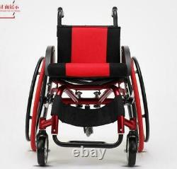 24 Sports Athletic Wheelchair Foldable Aluminum Alloy Lightweight Trolley AU1