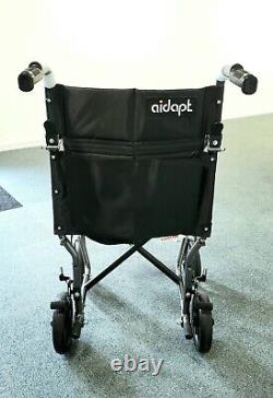 95% new lightweight folding wheelchair used
