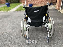 AAT Solo+ Folding Lightweight 22 Wide Powered Wheelchair for User up to 250Kg