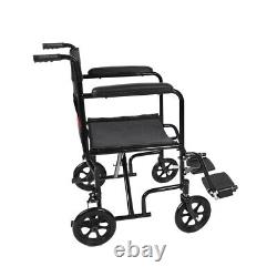 AID Wheelchair Self Propelled Folding Lightweight Transit Travel Wheelchair