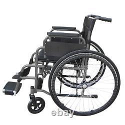 AID Wheelchair Self Propelled Lightweight Folding Transit Comfort Wheelchair