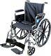 Aidapt Grey Self Propelled Steel Transit Wheelchair Va166ham