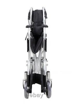 AMW004 Lightweight Aluminium Folding Transit Travel Wheelchair Weighs 11 KG