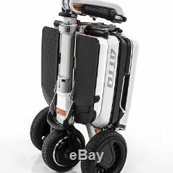 ATTO Compact Deluxe Folding Lightweight Mobility Scooter Moving Life Wheelchair