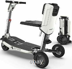 ATTO Deluxe FOLDING Lightweight Mobility Scooter Moving Life Travel Wheelchair