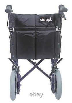 Aidapt Compact Transport Aluminium Wheelchair (colour Blue)