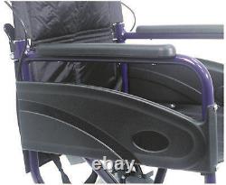 Aidapt Compact Transport Aluminium Wheelchair (colour Blue)