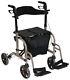 Aidapt Duo Rollator 2 In 1 / Lightweight Folding Walker Wheelchair Walking Aid
