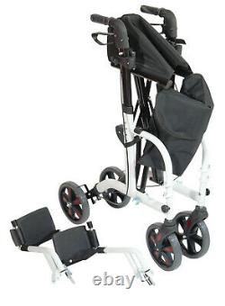 Aidapt Duo Rollator 2 in 1 / lightweight folding walker wheelchair walking aid