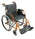 Aidapt Lightweight Self Propelled Aluminium Wheelchair Orange Va165orange