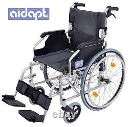 Aidapt Self Propelled Folding Lightweight Transit Wheelchair Footrest Colour