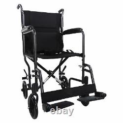Aidapt Transit Folding Wheelchair Durable & Lightweight Aluminium Frame
