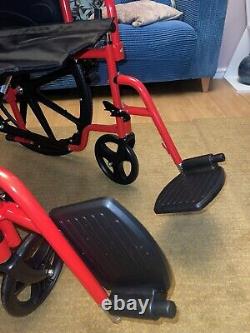 Aidapt self-propelled wheelchair Red