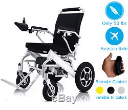 Air Travel Lightweight Electric Power Wheelchair Medical Mobility Aid Powerchair