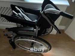 Airrex 20 Inch frame lightweight folding wheelchair. 7 months old hardly used