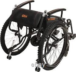All Terrain Lightweight Folding Manual Self Propelled Aluminium Wheelchair