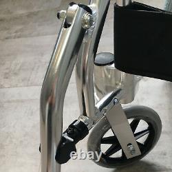 Aluminium Travel Wheelchair Lightweight & Fully Folding Attendant Chair
