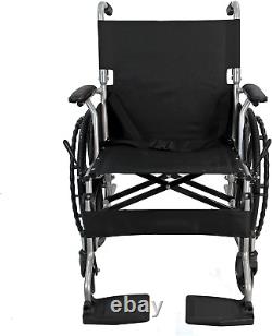 Aluminium Wheelchair Lightweight Self Propelled Mag Wheels Folding Brake Armrest