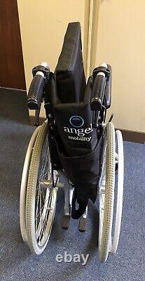 Angel Mobility Lightweight Folding Self Propelled Wheelchair Aluminum