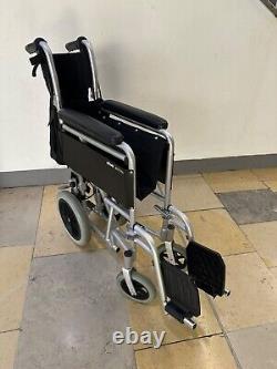 Attendant Propelled Transit Manual Wheelchair Lightweight Aluminium Drive 19