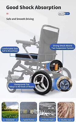 Automatic Folding Electric Wheelchair 21 KG Super Lightweight 20 ah Battery