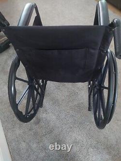 Black Sport Self Propelled Wheelchair 24 wheel chair