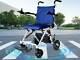 Blue 18kg Portable High Quality Lightweight Folding Electric Wheelchair 500w