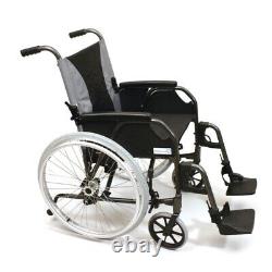 Breezy Moonlite Self Propel Crash Tested Wheelchair Lightweight 18 Seat Width