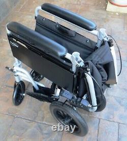 Careco Aluminium Traveller Wheelchair + FREE Gel Sheepskin Seat Cushion £210RRP