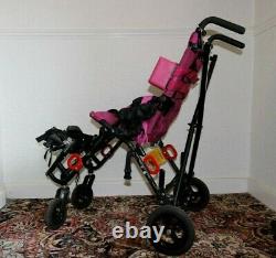 Convaid cruiser special needs wheelchair, pink, light weight, foldable