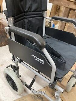 Crash Tested. Roma Avant Light Weight Foldable Wheelchair