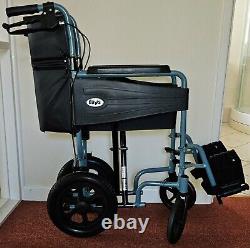 Days Escape Folding Wheelchair, Lightweight Mobility Aid with Removable Footrest