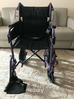 Days Escape Lite 16 Attendant-Propelled Wheelchair Purple Colour