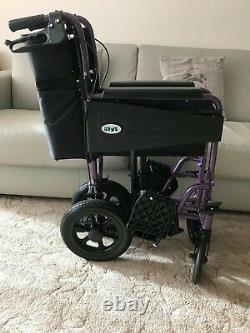 Days Escape Lite 16 Attendant-Propelled Wheelchair Purple Colour