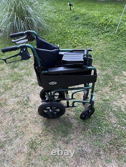 Days Escape Lite Aluminium Wheelchair Metallic Green