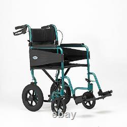Days Escape Lite Attendant-Propelled Wheelchair Racing Green 18 091555473