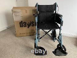 Days Escape Lite Green/Black Foldable Wheelchair