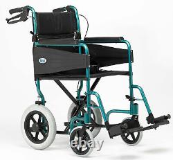 Days Escape Lite Lightweight Aluminium Folding Wheelchair Racing Green 16
