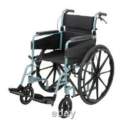 Days Escape Lite Self-Propelled Wheelchair Racing Green actual seat width 16