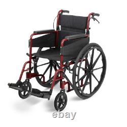 Days Escape Lite Self-Propelled Wheelchair Ruby Red 16 091566298