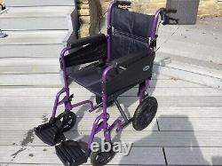 Days Escape Lite Transit Wheelchair 16 Seat Purple