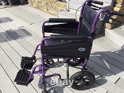 Days Escape Lite Transit Wheelchair 16 Seat Purple